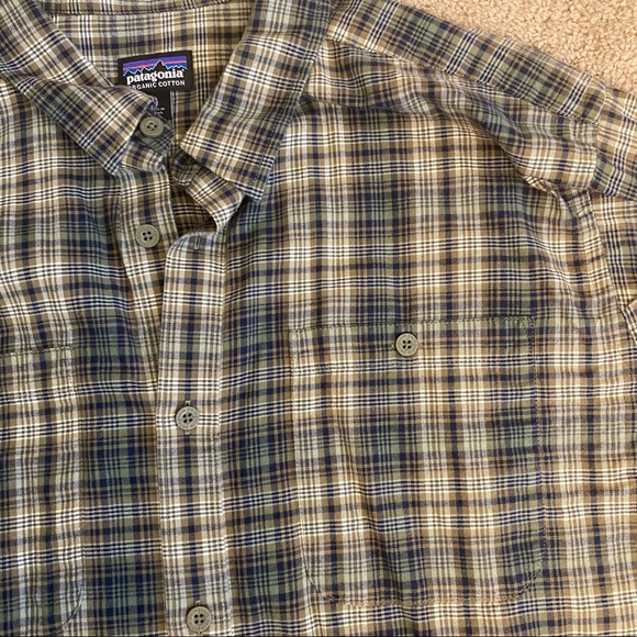 Patagonia Organic Cotton Plaid Long Sleeved Shirt - Picture 9 of 13